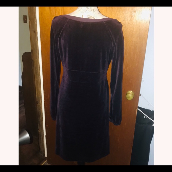 ‼️ONE LARGE LEFT‼️🆕 Juicy Couture Purple Velour Dress - Picture 2 of 6
